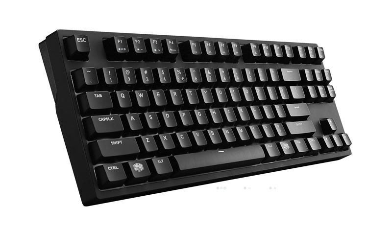 Gaming Keyboard Cooler Master Mechanical MasterKeys Pro S Intelligent White Leds 131017
